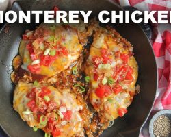 Cheesy Skillet BBQ Chicken (Monterey Chicken) – Dinner Under 30 Minutes!