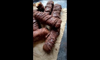 Homemade Healthy Snickers Ice Cream Bars