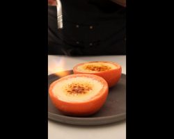3-Ingredient Grapefruit Posset Brulee