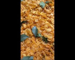 Salted Duck Egg Yolk, Corn Flakes, and Rice Krispie Snacks
