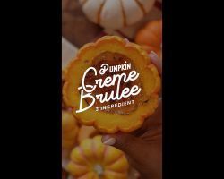 3-Ingredient Pumpkin Creme Brulee