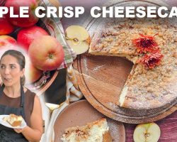 Make This Apple Crisp Cheesecake, You won’t regret it!