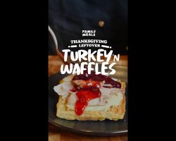 Thanksgiving Leftover Waffle