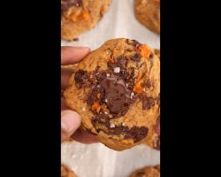 Brown Butter Sweet Potato Chocolate Chip Cookies