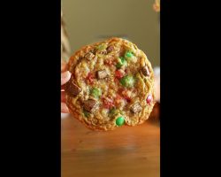 Holiday Oatmeal Slam Cookies