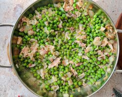 Peas and Pancetta