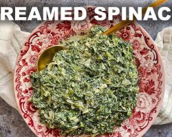 Quick & Easy Creamed Spinach Recipe