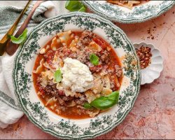Lasagna Soup Recipe