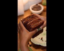 Mochi-Stuffed Brownies