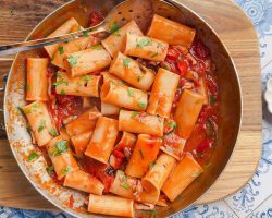 30 Minute Rigatoni with Seafood Marinara