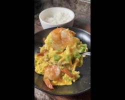 Cantonese Eggs and Shrimp