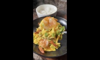 Cantonese Eggs and Shrimp