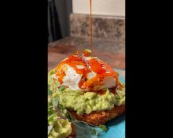 Avocado Hash Brown Toast