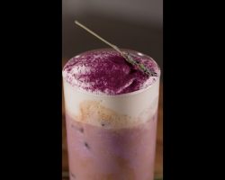 Purple Sweet Potato Latte