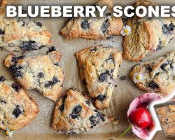 The BEST Blueberry Scones Ever!