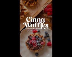 Cinnamon Roll Croffle