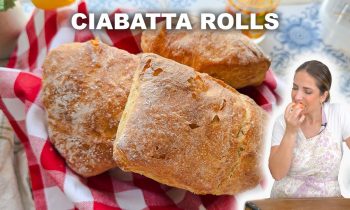 Easy Homemade Ciabatta Rolls