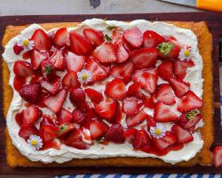 Strawberry Shortcake Cake