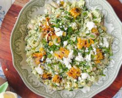 Orzo and Grilled Corn pasta Salad – Summer Side Dish