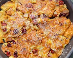 Potato and Hot Dog Frittata – A Must Try!
