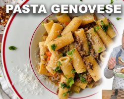 Pasta Genovese – One of My Childhood Favorites!