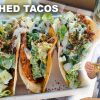 Chicken Caesar Smashed Tacos