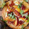 Prosciutto and Peach Flatbread – Perfect Summer Snack