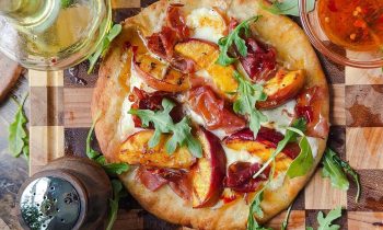 Prosciutto and Peach Flatbread – Perfect Summer Snack