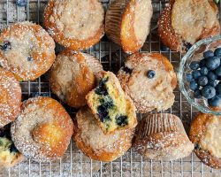 Bakery Style Blueberry Muffins – The BEST ever!!