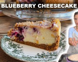 The Most Delicious Blueberry Crumble Cheesecake – Simple and Easy!